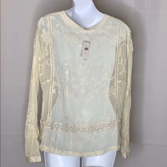 NWT Anthropologie Tiny lace blouse size - M - Picture 2 of 4